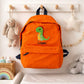 Personalised Dino Embroidered Backpack – Baby Changing Bag &amp; Toddler Nursery Bag