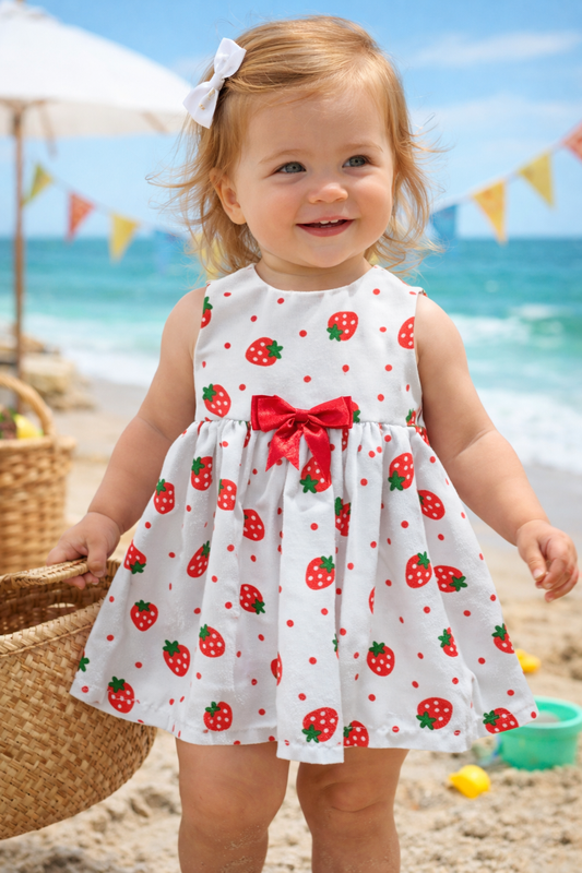 Baby Girls Strawberry Dress