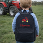 Children's Backpack personalised Tractor Design