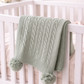 Soho Elegance Baby Blanket Sage