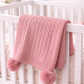 Soho Elegance Baby Blanket Dusky Pink