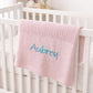 The Hampton Baby Cellular Blanket Pink