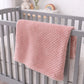 The Belmont Baby Blanket Dusky Pink