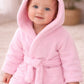 Pink Super Soft personalised Hooded Dressing Gown