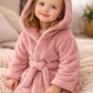 Dusky Pink Super Soft personalised Hooded Dressing Gown