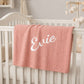 Huxley Baby Blanket Dusky Pink