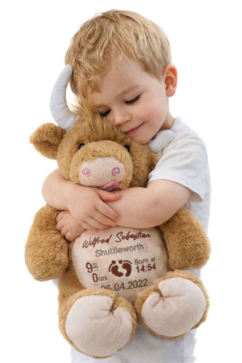 Highland Cow personalised Teddy Bear