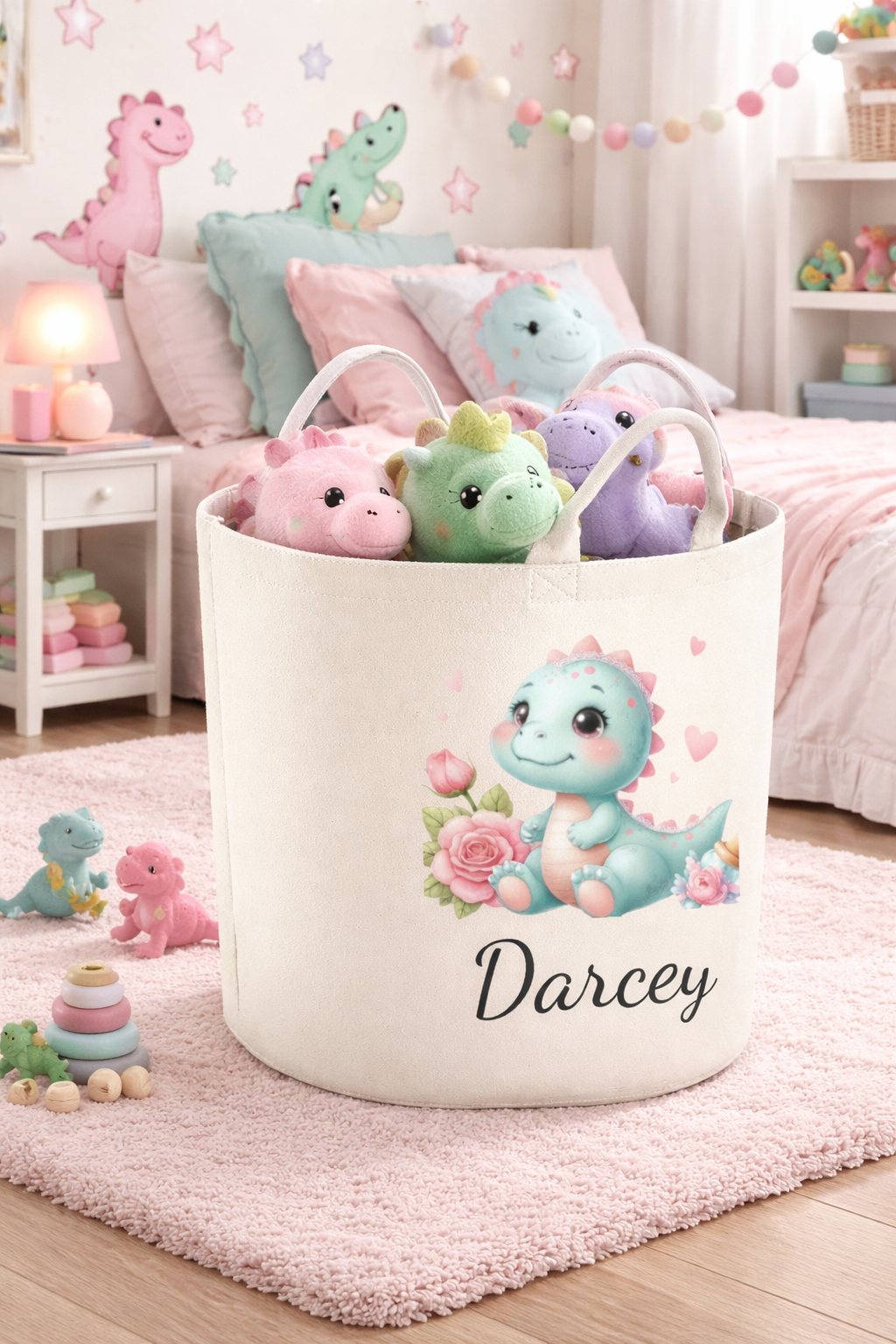 Dino Personalised Toy/Laundry Basket