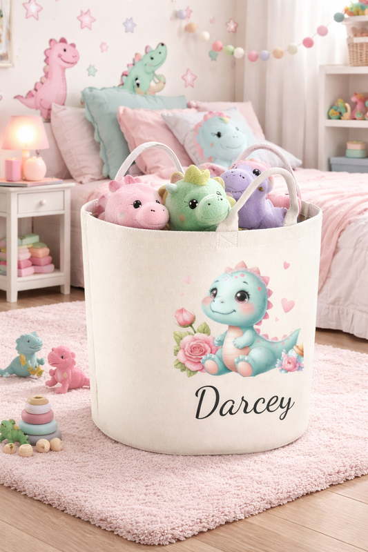 Dino Personalised Toy/Laundry Basket