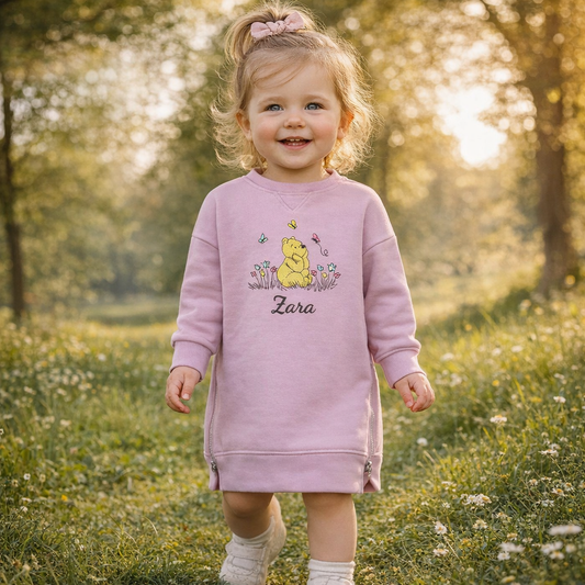 Winnie The Pooh Personalised Sweater Dress