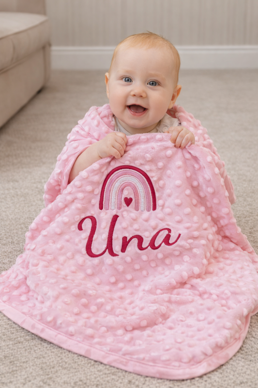 Rainbow design bubble blanket - Various Colours