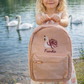 Personalised children's backpack Rose Swan design