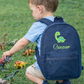 Children's Backpack personalised with Dino Design