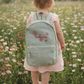 children's Backpack personalised with Daisies & Name Design