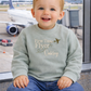 First Time Flyer kids personalised embroidered Sweater