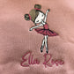 Ballerina Kids Hoodie tracksuit personalised set