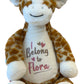 Giraffe Personalised Teddy