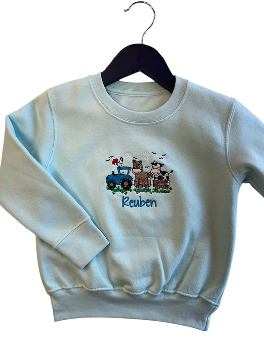 Farmyard Kids personalised sweater