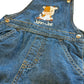 Kids Denim Dungarees Personalised Cow & Name design