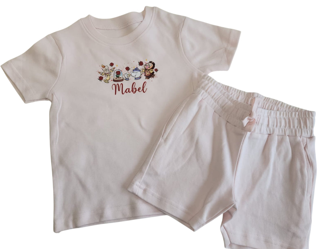 D2 Kids Personalised Short & T-Shirt Summer set