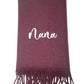 Ladies Mama Nana Personalised scarf