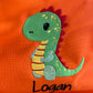 Personalised Dino Embroidered Backpack – Baby Changing Bag &amp; Toddler Nursery Bag