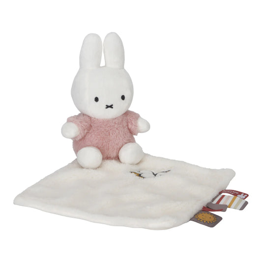 Miffy Cuddle Cloth Fluffy - Pink by Little Dutch