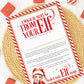 A Letter from your Elf Christmas Santa letter (various Colours)