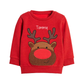 Reindeer design Christmas personalised kids Red sweater