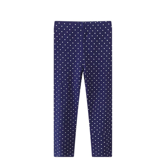 Navy Spotty leggings - By From The Stork