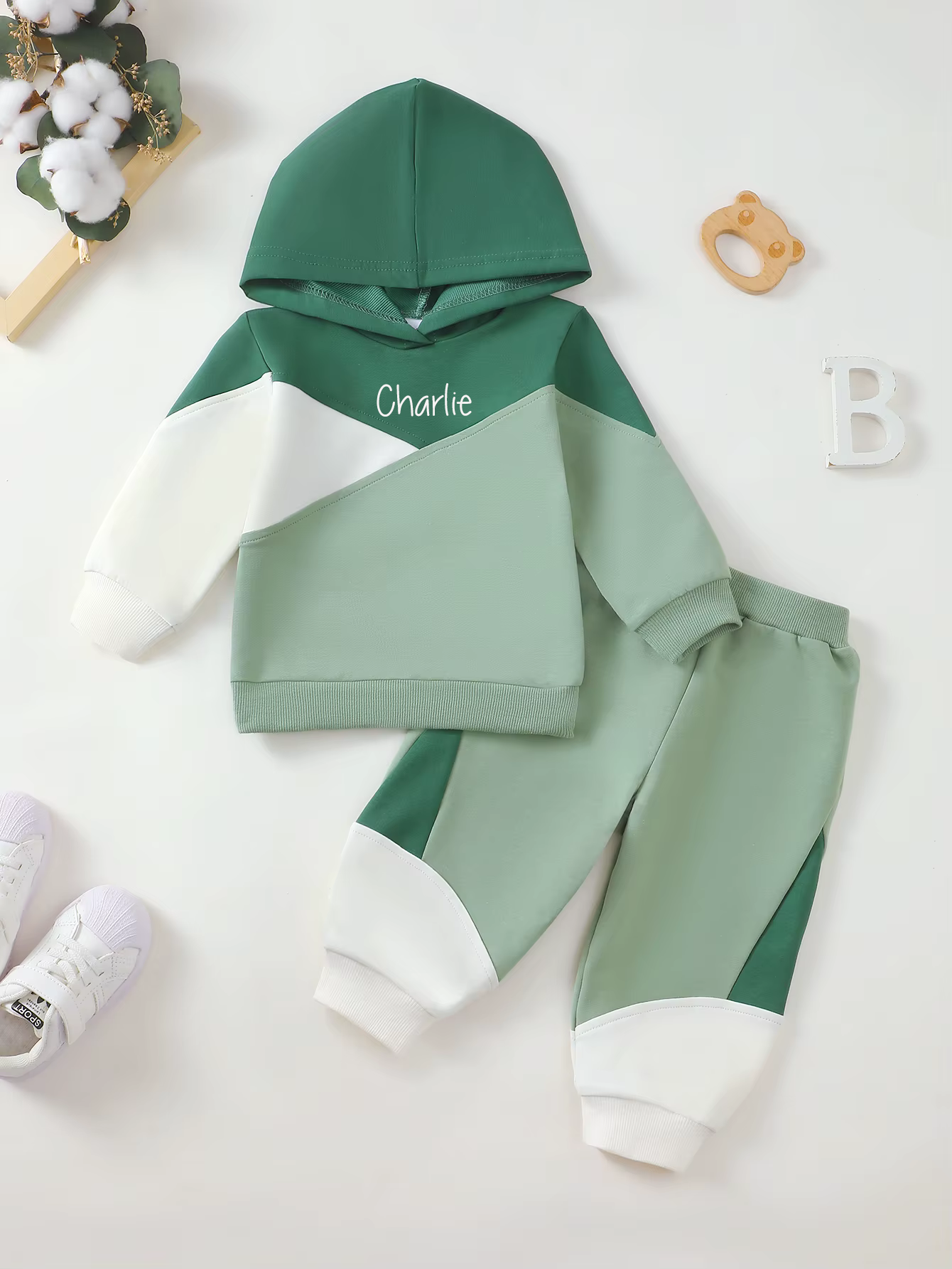 ColourBlend Personalised Kids Hoodie Tracksuit Set