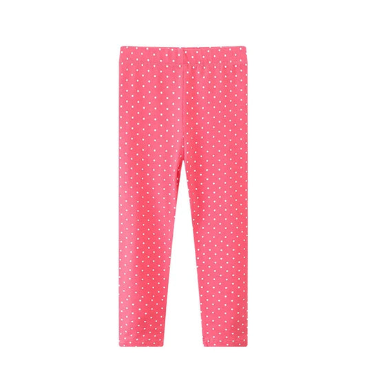 Hot Pink Polka leggings - By From The Stork