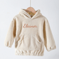 Waffle Fleece personalised name Hoodie
