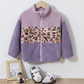 Fluffy Personalised Fleece Stripe Jacket Coat