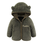 Baby Bear personalised teddy hooded coat / jacket