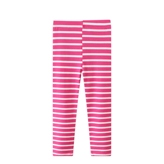 Pink Stripe leggings - By From The Stork