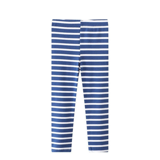 Navy Stripe leggings - By From The Stork