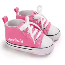 Canvas Prewalker personalised baby shoe trainer