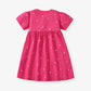 Pink Rainbows Applique kids dress - By From The Stork