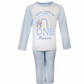 Blue stripe personalised rabbit design birthday pyjamas