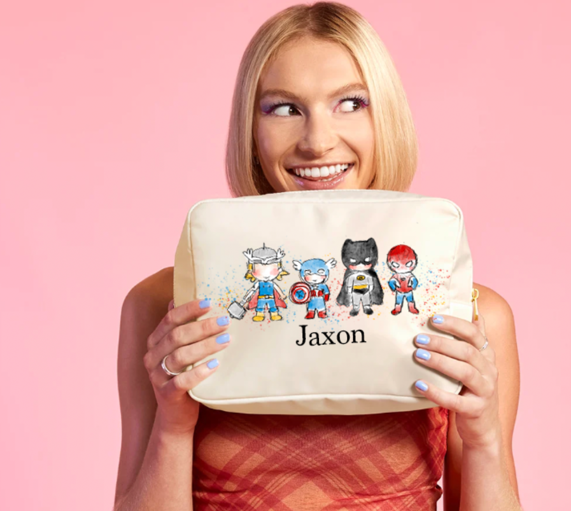 D8 Personalised Children's Accessory Bag - Multiple colours