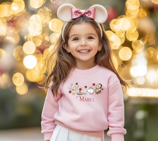 Beauty personalised Disneyland Adventure sweater