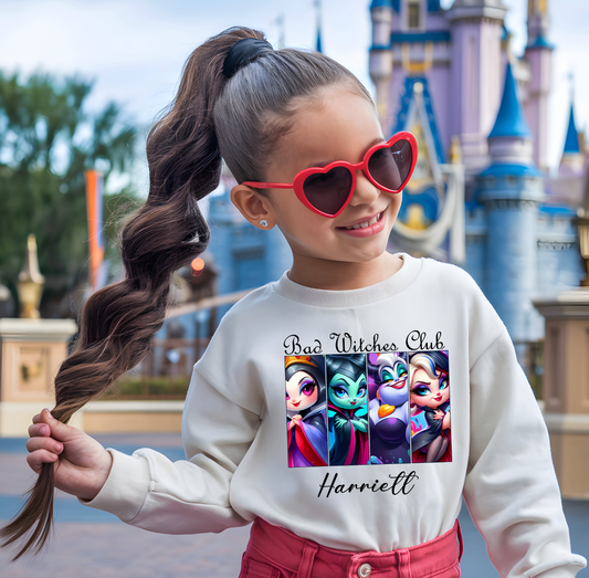 Bad Witches personalised Disneyland Adventure sweater