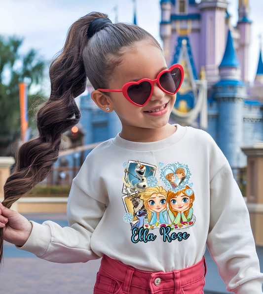 Frozen personalised Disneyland Adventure sweater