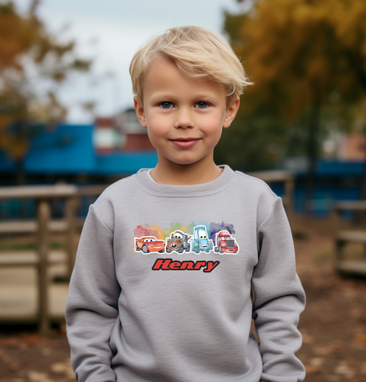 Cars personalised Disneyland Adventure sweater