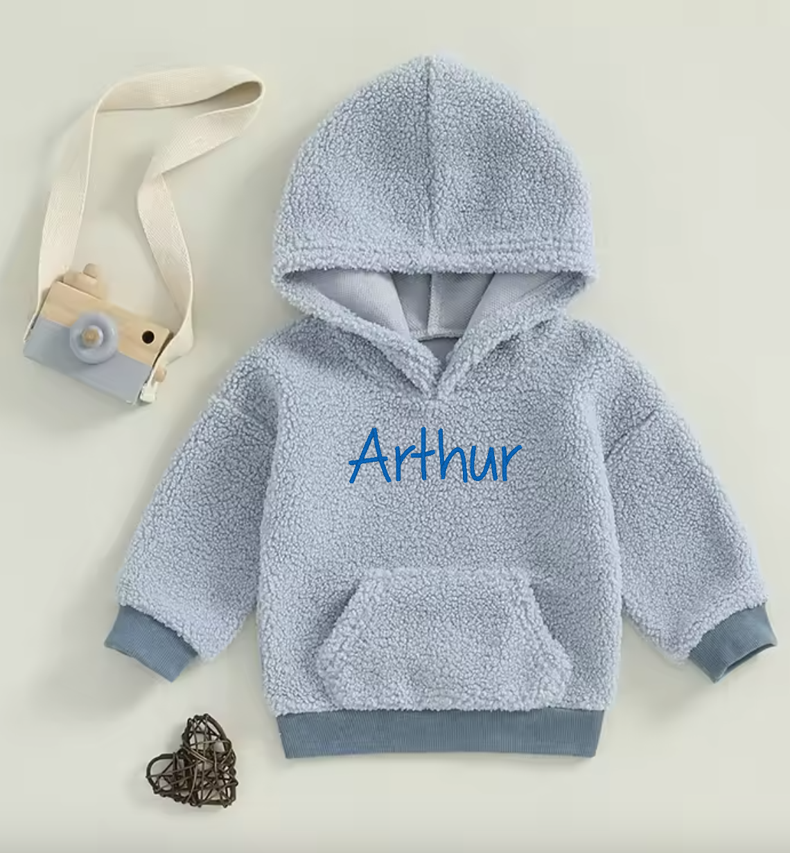 Personalised kids Teddy Fleece Hoodie