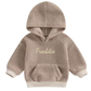 Personalised kids Teddy Fleece Hoodie