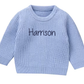 Knitted personalised kids sweater
