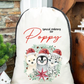 Faux Burlap personalised Christmas Gift present Bag/Sack Drawstring