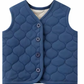 Cotton Quilted Personalised button up Gilet